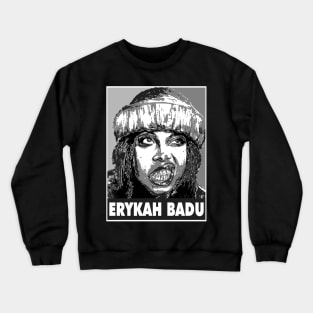 erykah badu Crewneck Sweatshirt